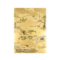 Carpeta transparente con efecto pan de oro de Winnie the Pooh