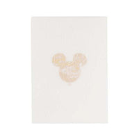 Carpeta Mickey Mouse de washi, nubes y foil rojo