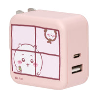 Adaptador de corriente Chiikawa de 32 W con doble carga