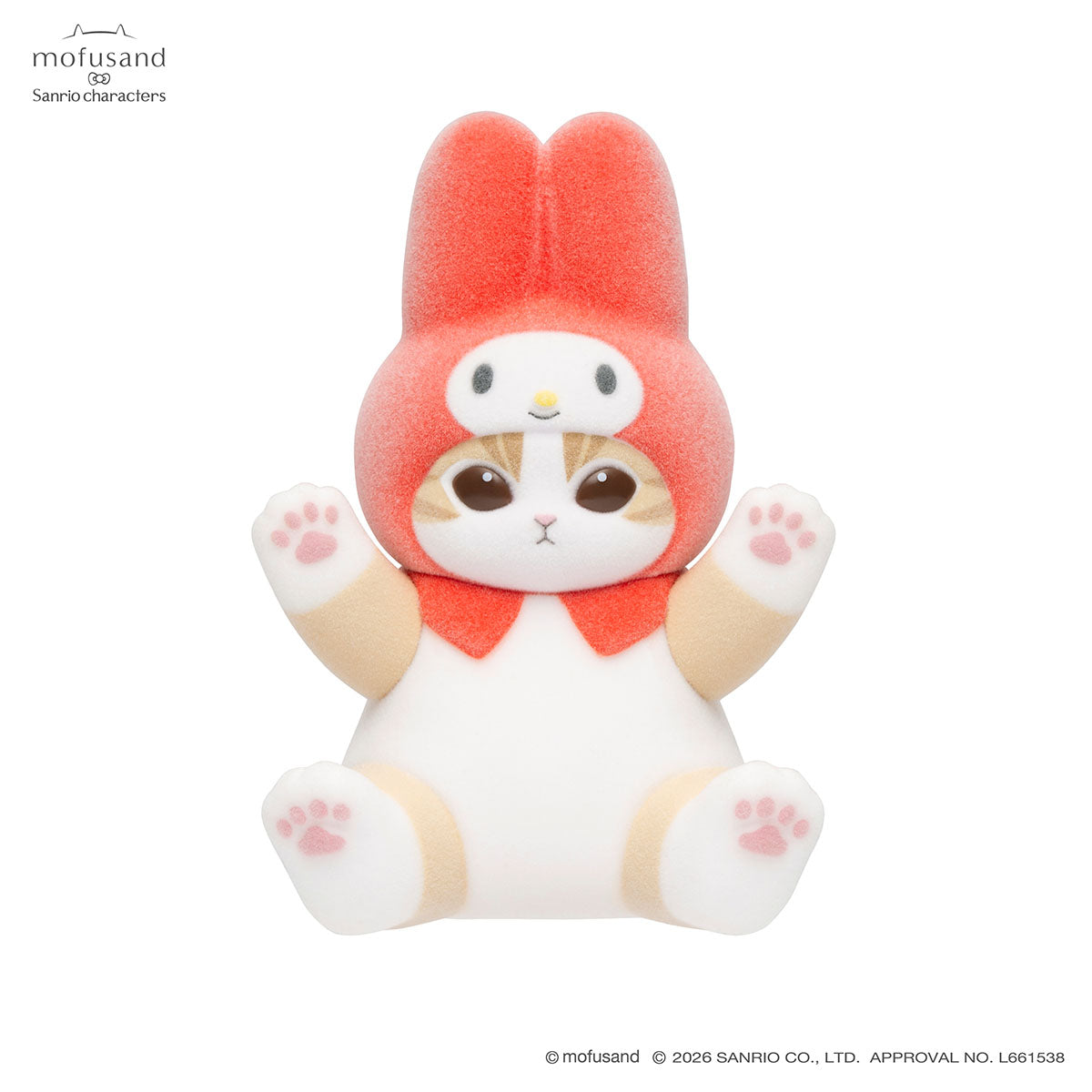 Mofusand x Sanrio: colección de figuras flocadas vol. 2