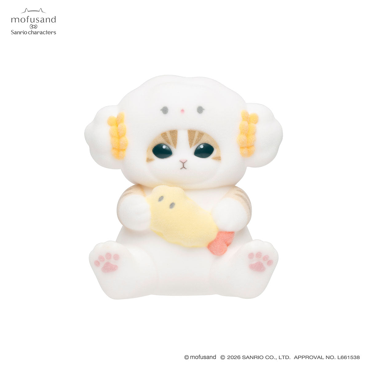 Mofusand x Sanrio: colección de figuras flocadas vol. 2