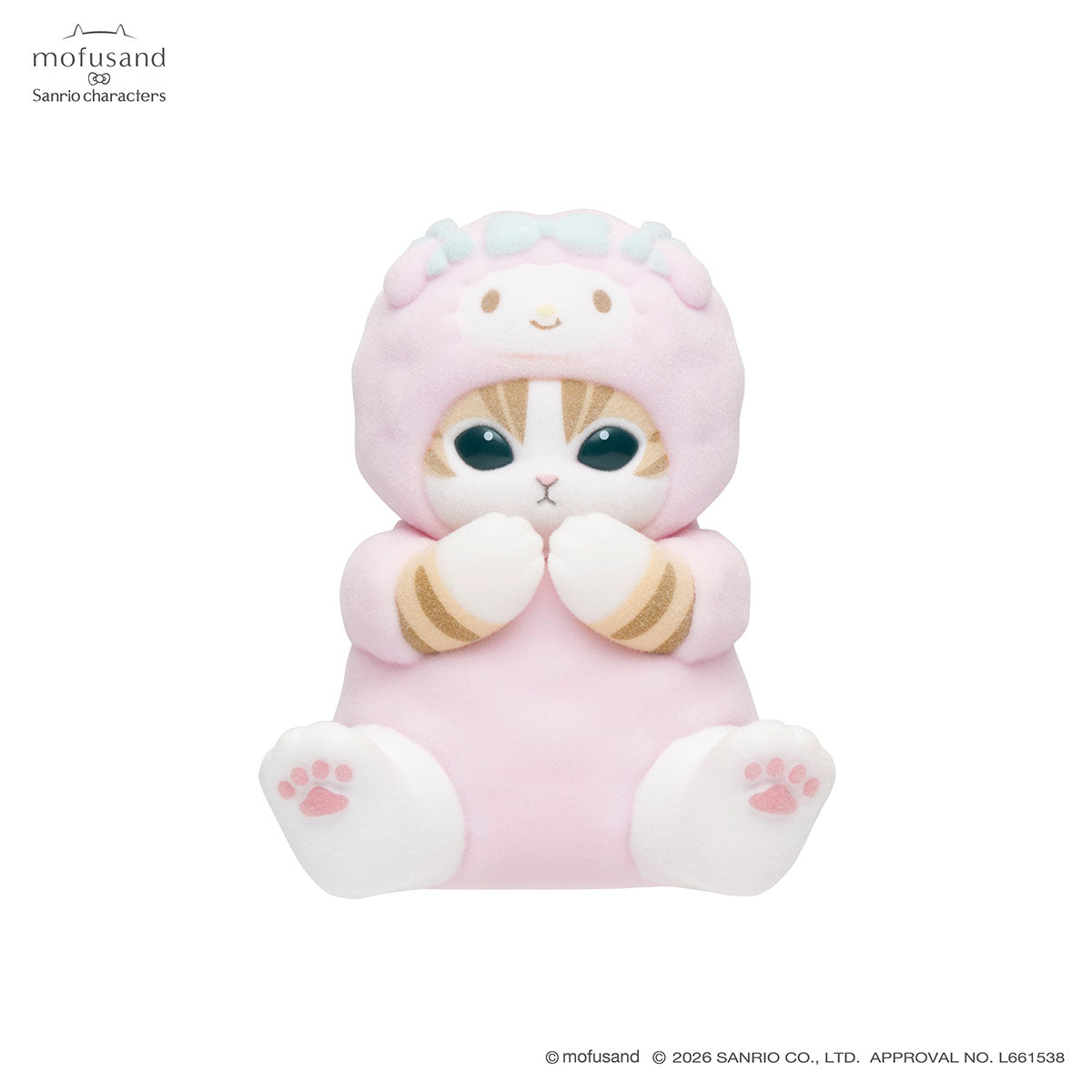Mofusand x Sanrio: colección de figuras flocadas vol. 2