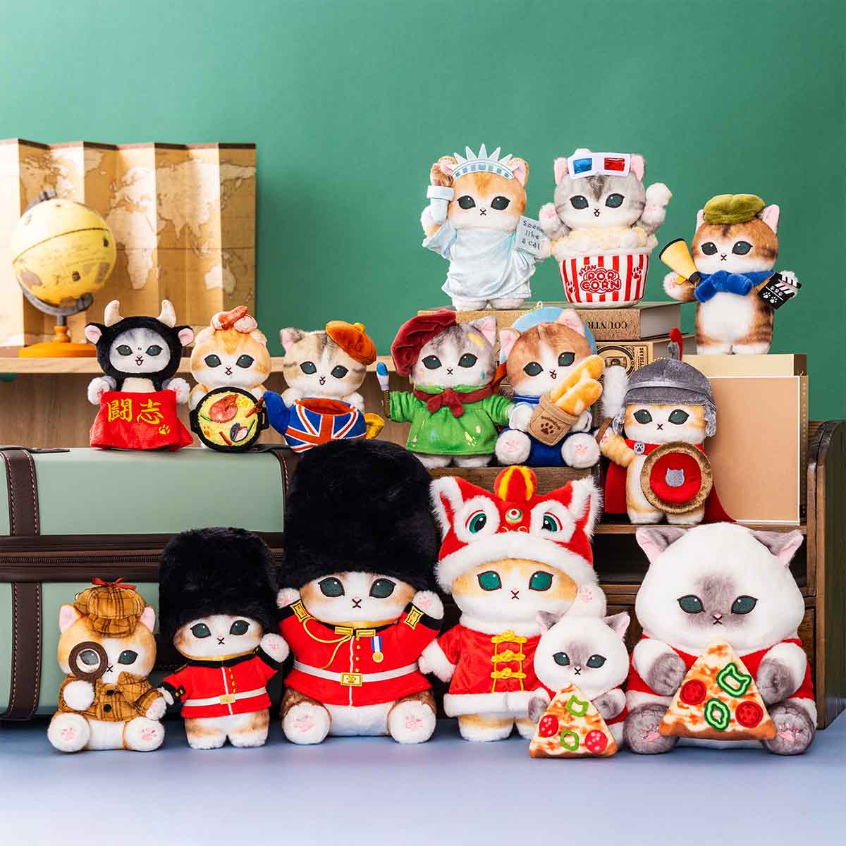 Peluche de gatito pizza mofusand