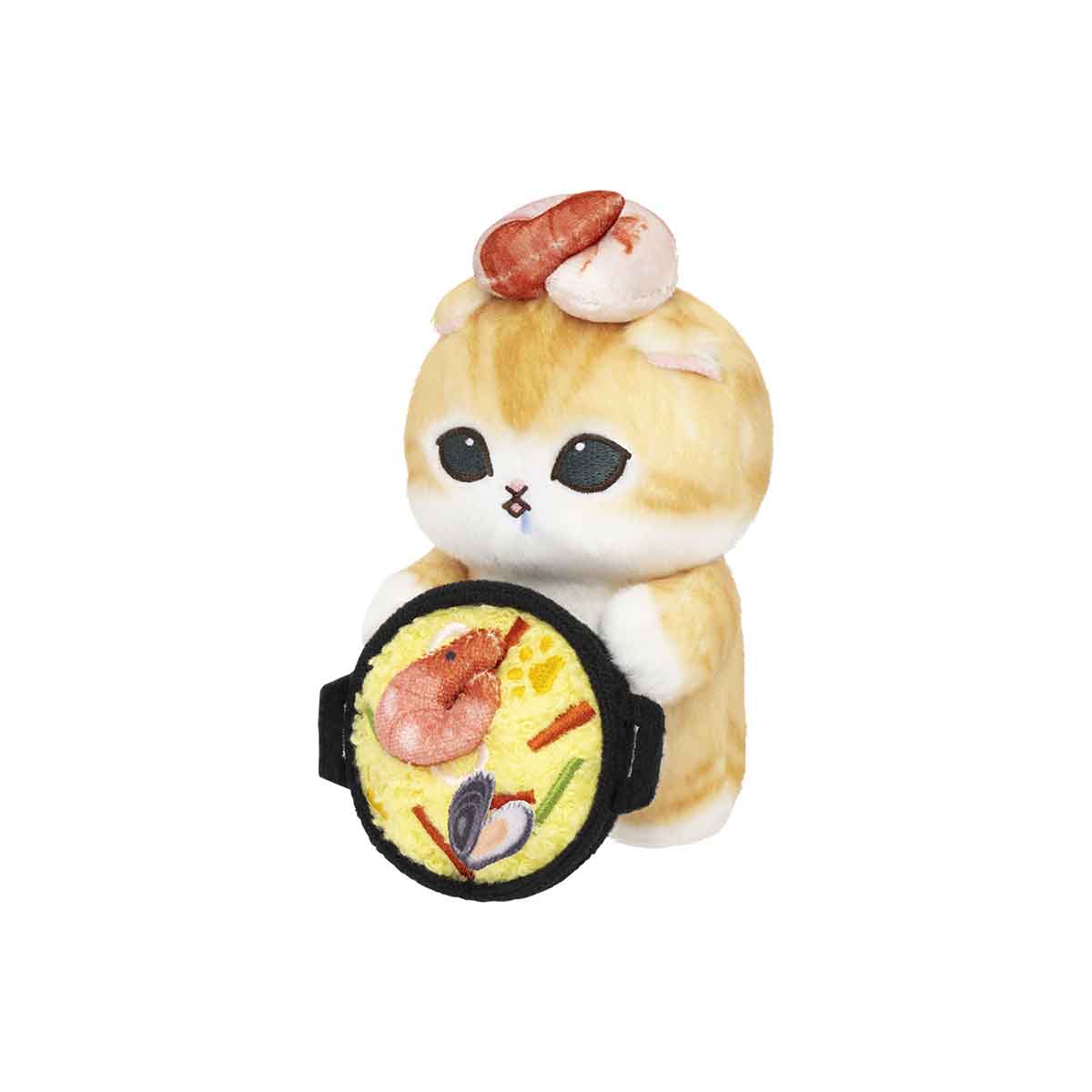 Peluche de escritorio mofusand: gatito paella