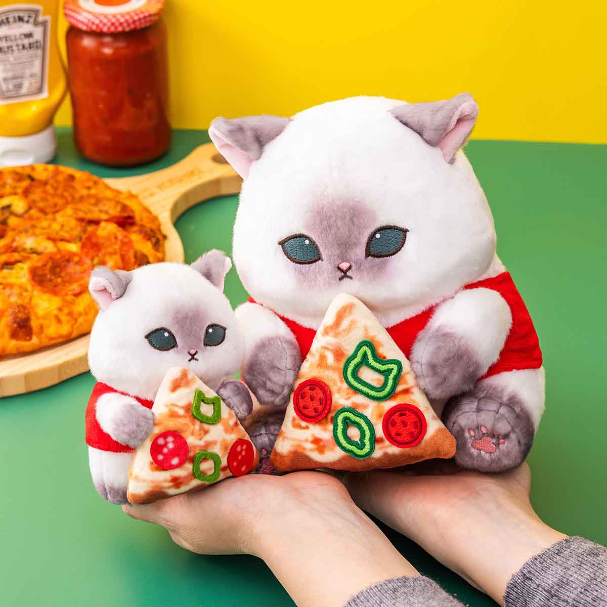 Peluche mofusand de gato guardia