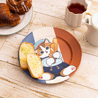 Plato de melamina mofusand MofuMofu Journey 21 cm