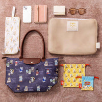 Set de 2 bolsas con cordón Mofusand: comida de cine