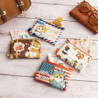 Set de 2 estuches cuadrados mofusand estilo americano