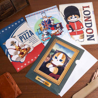Carpeta transparente Mofusand: Pizza Americana