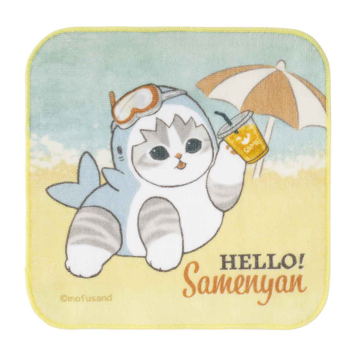 Toalla de mano mofusand HELLO! Samenyan