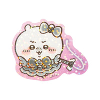 Sticker holográfico Chiikawa versión malvada