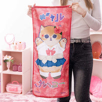 Toalla facial suave Mofusand Gatos Gyaru