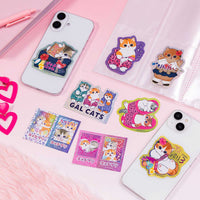 Sticker holográfico Mofusand para celular