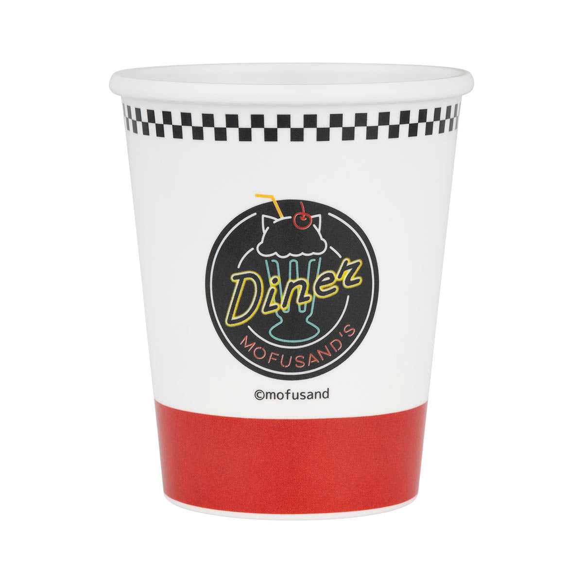 Vaso de melamina Mofusand Diner - Batido de gatito