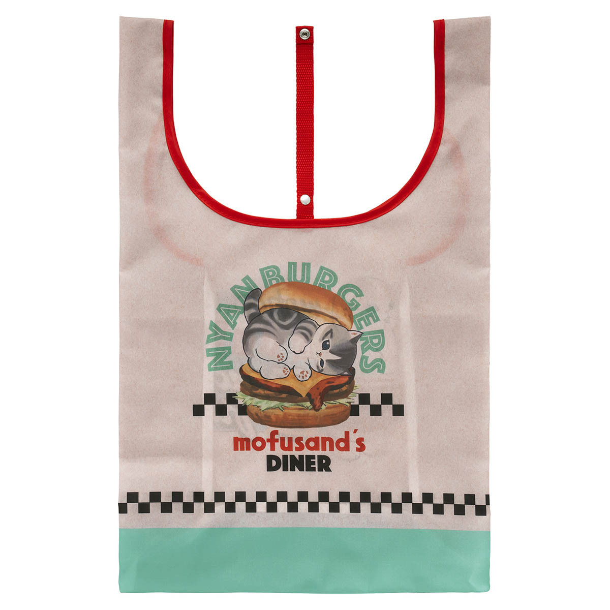 Bolso ecológico Mofusand Diner para llevar hamburguesas