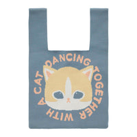Bolso tejido Mofusand azul