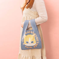 Bolso tejido Mofusand azul