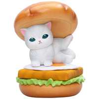 Mofusand GPS BOX: colección de 8 figuras de gatitos hamburguesa