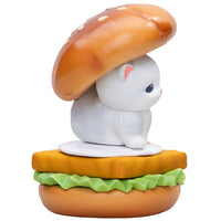 Mofusand GPS BOX: colección de 8 figuras de gatitos hamburguesa