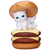 Mofusand GPS BOX: colección de 8 figuras de gatitos hamburguesa