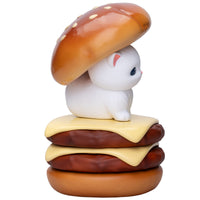 Mofusand GPS BOX: colección de 8 figuras de gatitos hamburguesa
