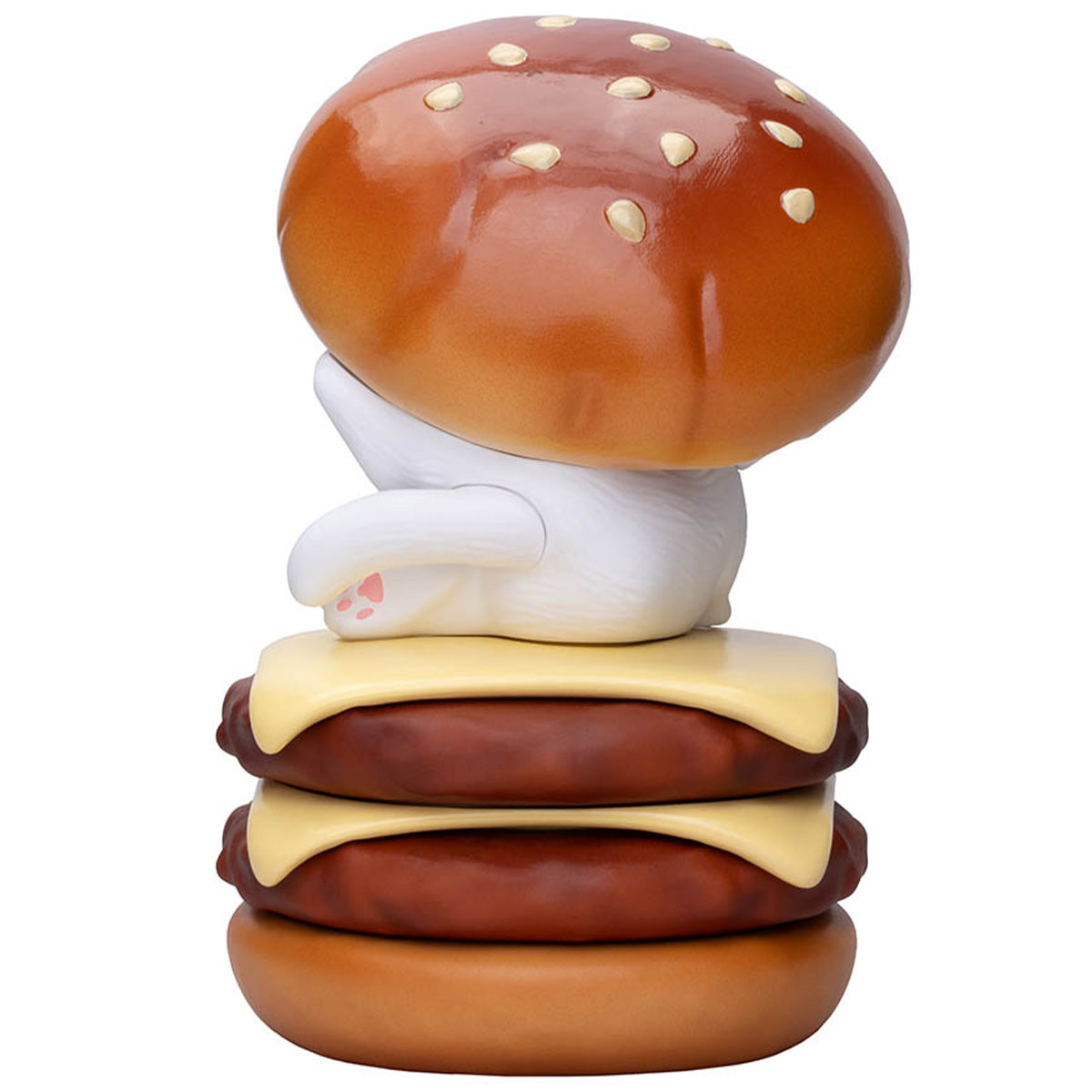 Mofusand GPS BOX: colección de 8 figuras de gatitos hamburguesa