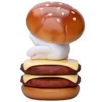 Mofusand GPS BOX: colección de 8 figuras de gatitos hamburguesa