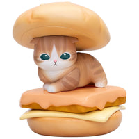 Mofusand GPS BOX: colección de 8 figuras de gatitos hamburguesa