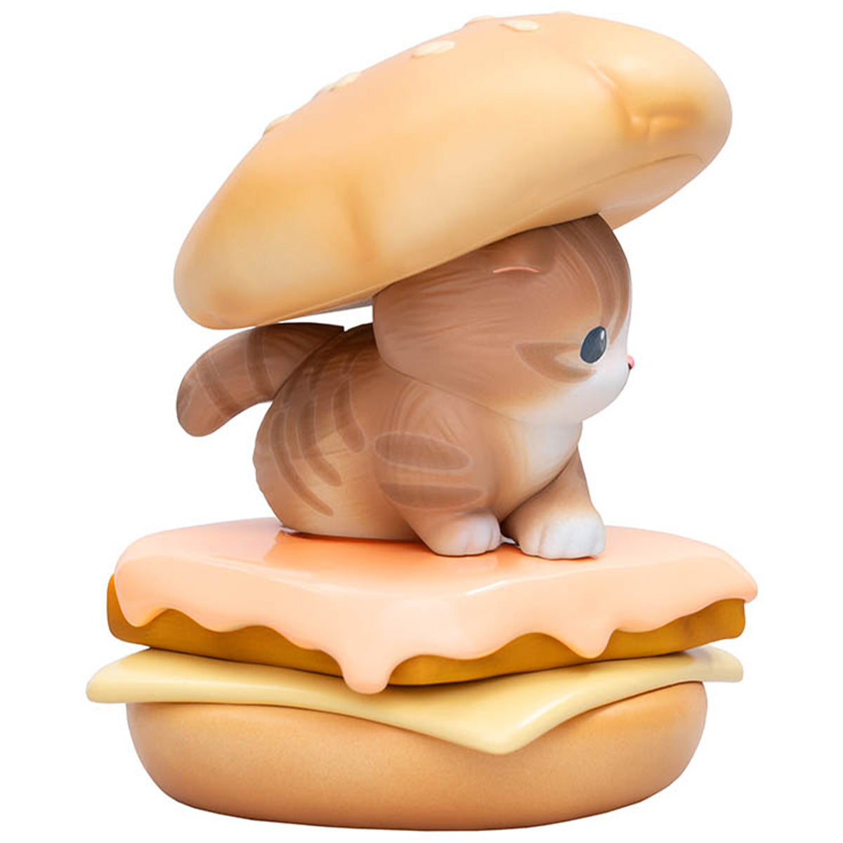 Mofusand GPS BOX: colección de 8 figuras de gatitos hamburguesa
