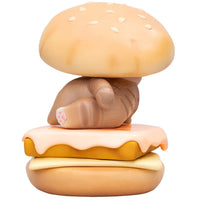 Mofusand GPS BOX: colección de 8 figuras de gatitos hamburguesa