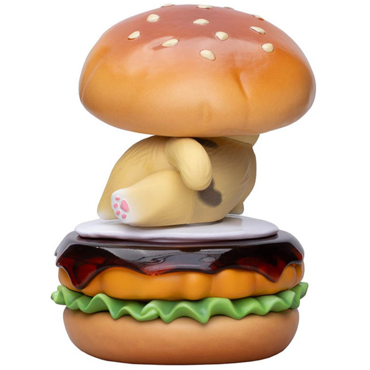 Mofusand GPS BOX: colección de 8 figuras de gatitos hamburguesa