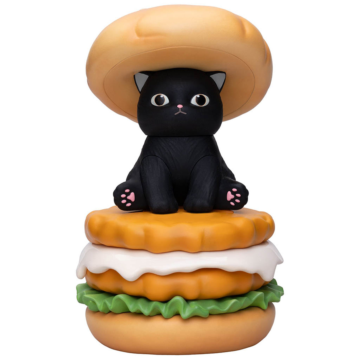 Mofusand GPS BOX: colección de 8 figuras de gatitos hamburguesa