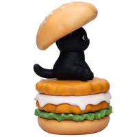 Mofusand GPS BOX: colección de 8 figuras de gatitos hamburguesa