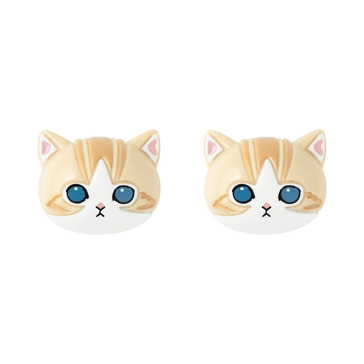 Aros de doble cara Mofusand (café y blanco)