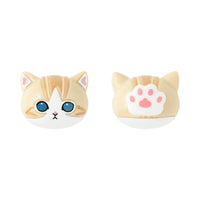 Aros de doble cara Mofusand (café y blanco)