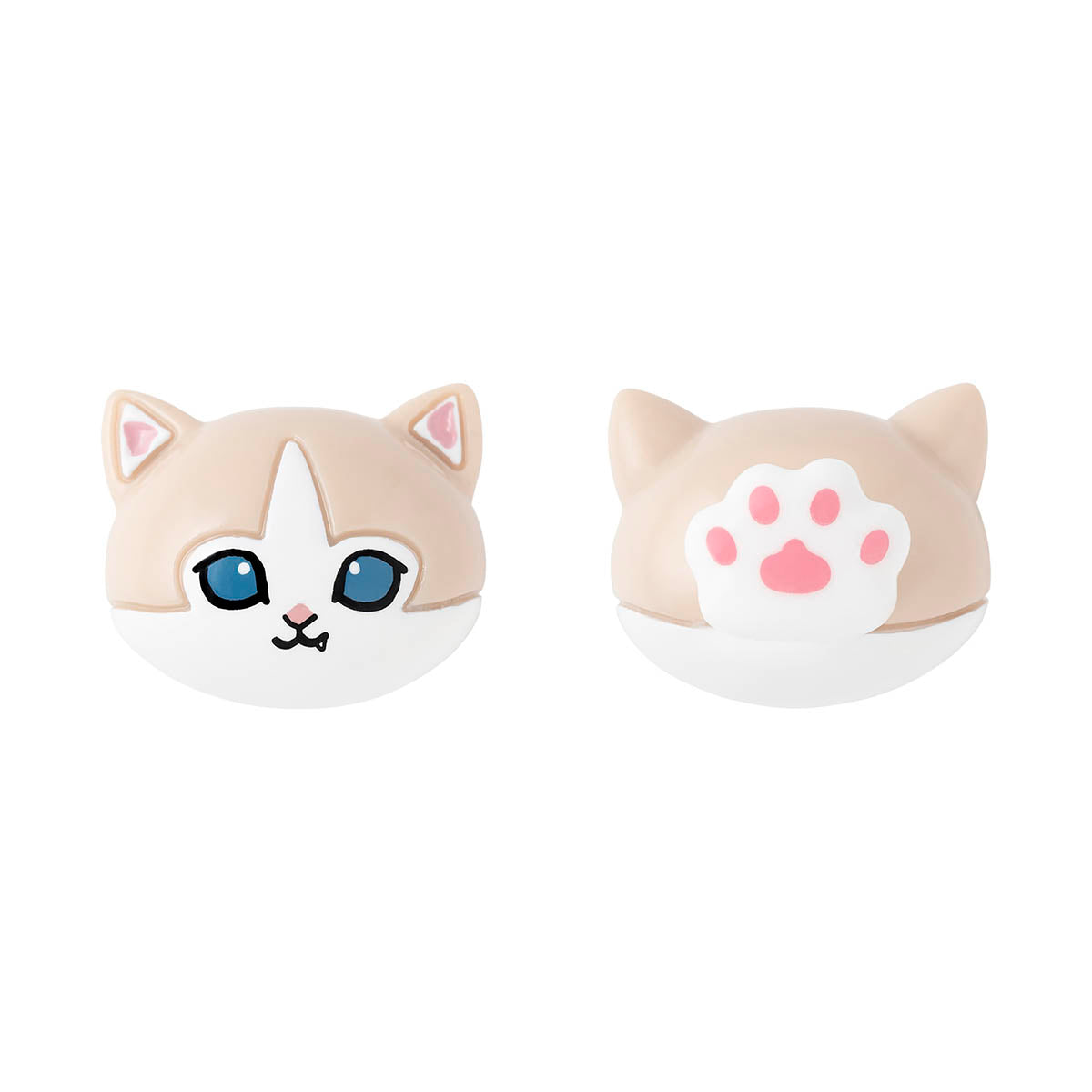 Aros reversibles Mofusand gato beige