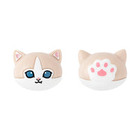Aros reversibles Mofusand gato beige