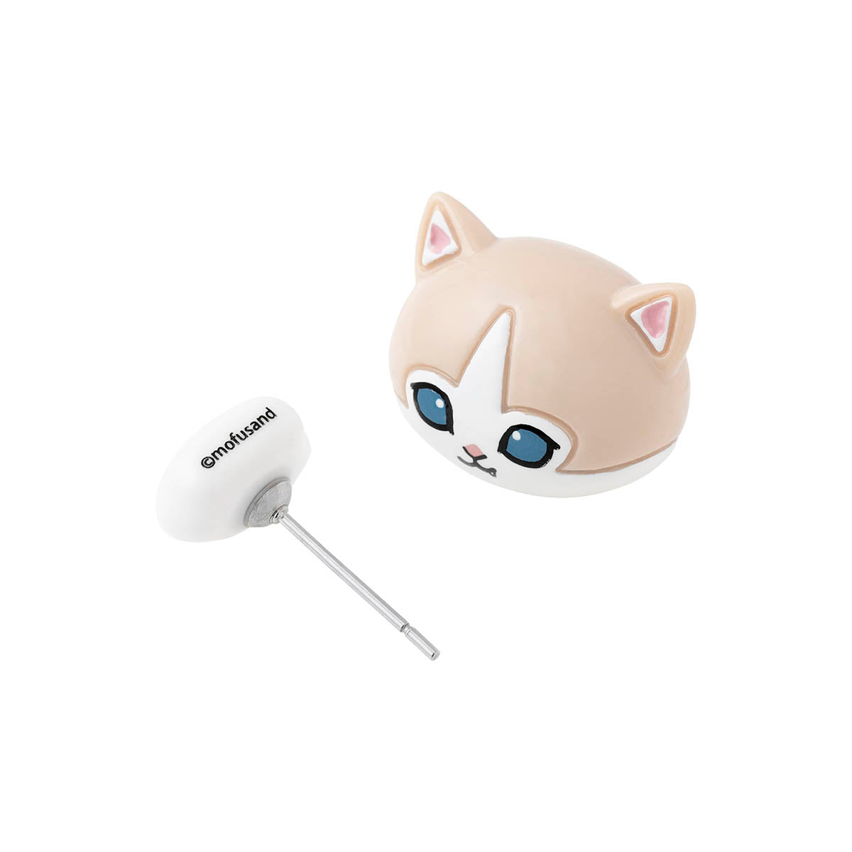 Aros reversibles Mofusand gato beige