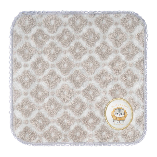 Toalla de mano Mofusand Coffee and Donuts beige