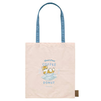 Bolso tote mofusand Coffee and Donuts rosado