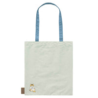 Bolso tote plano mofusand Café y donas (azul)