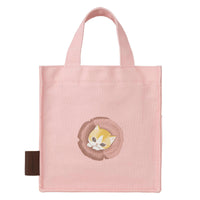 Bolso tote cuadrado Mofusand Coffee and Donuts rosado