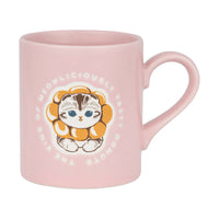 Taza rosada Mofusand Café y Donas