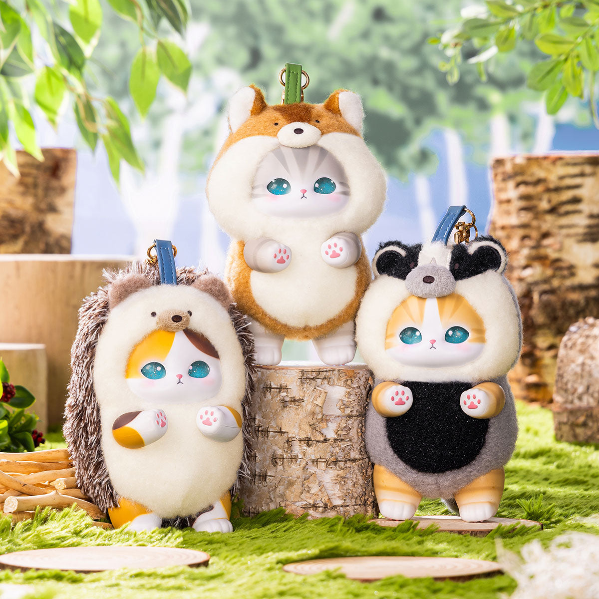 Peluche mofusand Kiramekko: gatitos nórdicos (3 modelos)
