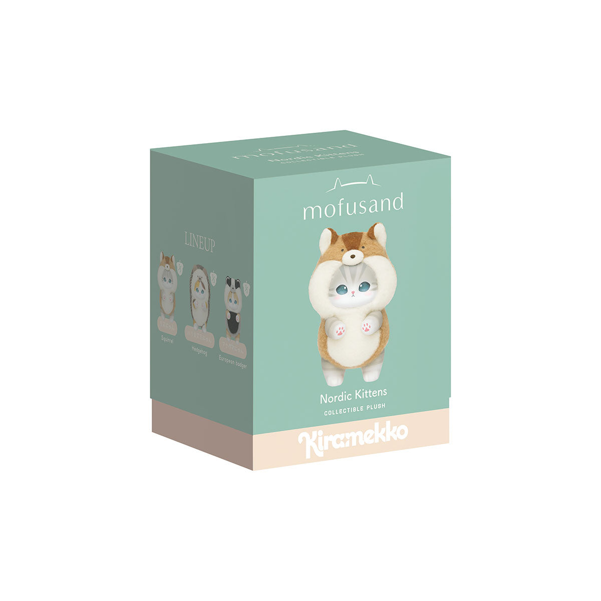 Peluche mofusand Kiramekko: gatitos nórdicos (3 modelos)