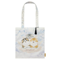 Bolso tote mofusand de ángeles con borla