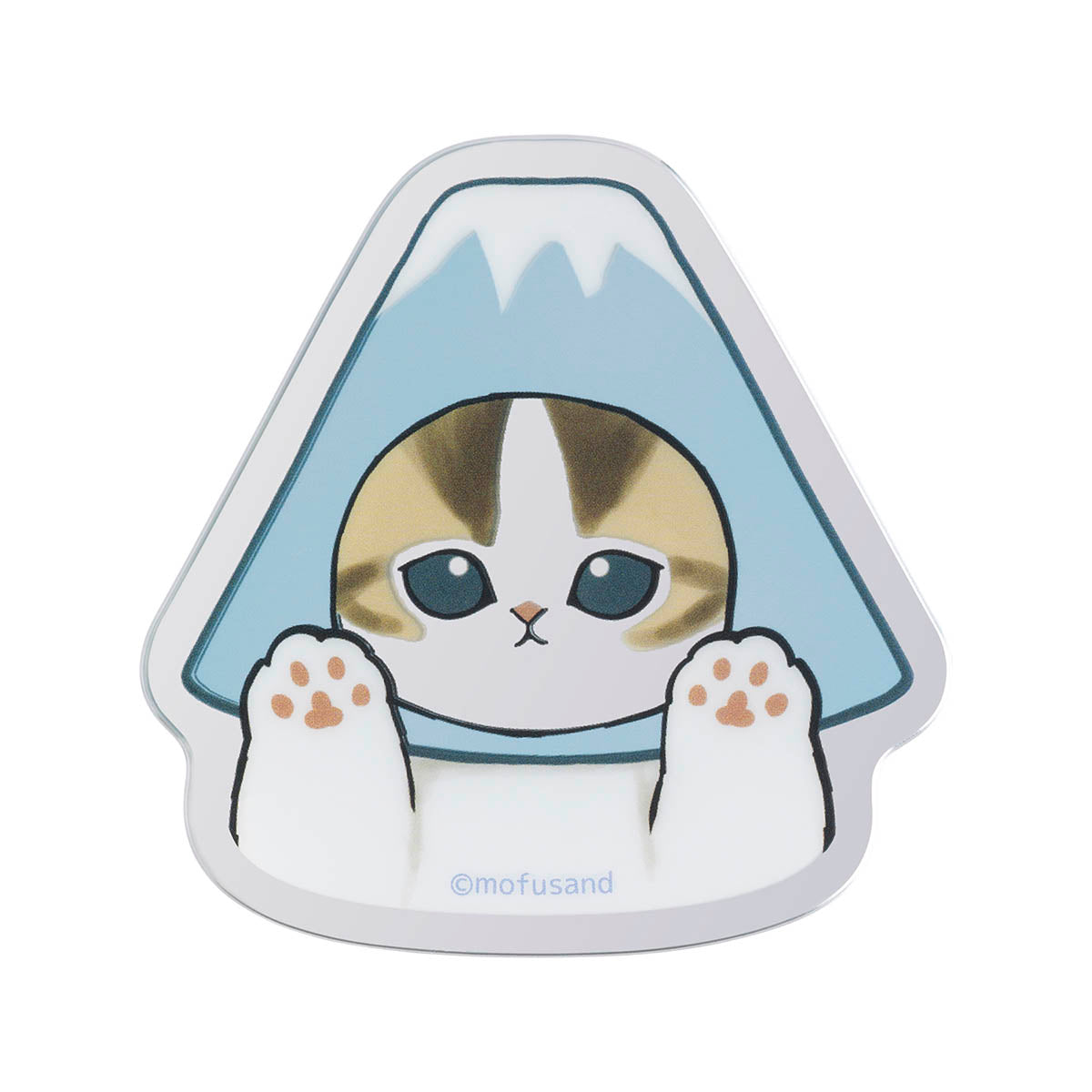 Sticker espejo acrílico Mofusand de buena suerte