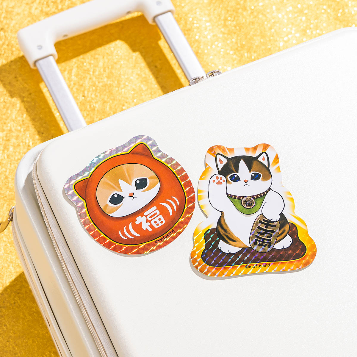 Sticker holográfico grande Mofusand Daruma