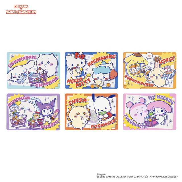 Tarjeta de puntos Chiikawa x Sanrio (6 diseños)