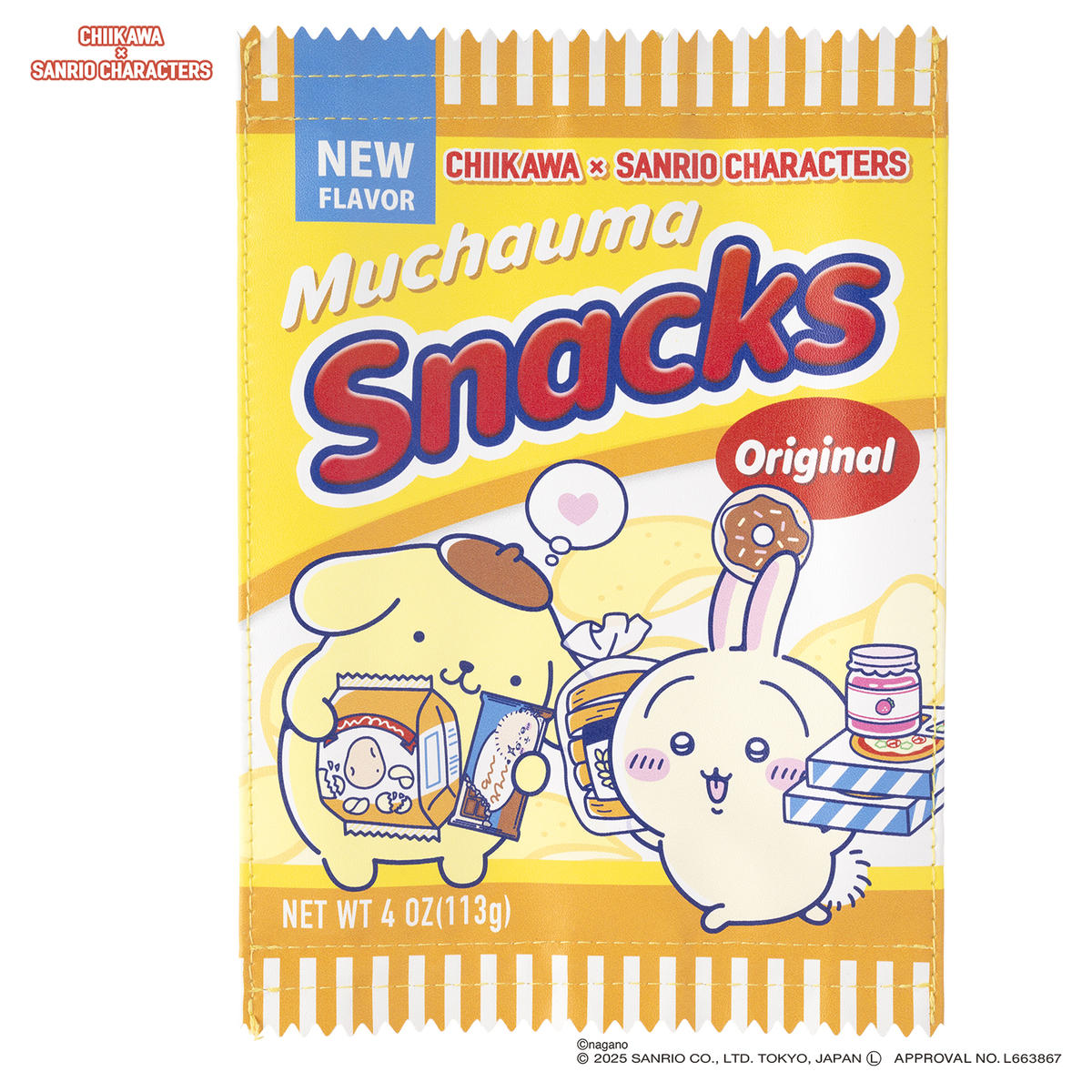 Estuche para snacks de Usagi y Pompompurin
